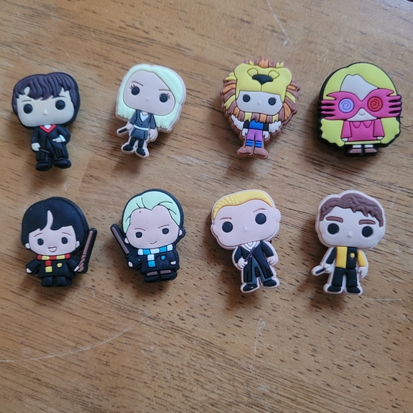 New Harry Potter Croc Shoe Charm Set - Picture 1 of 3
